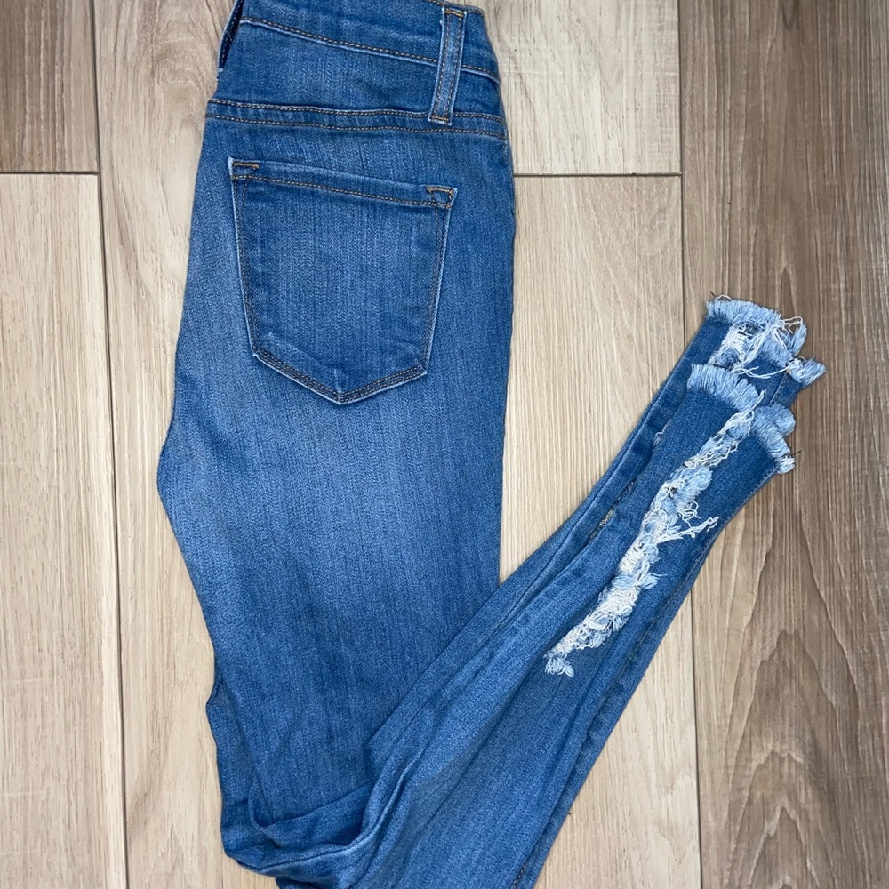 Fashion Nova High Waisted Ripped Jeans - Picture 8 of 8